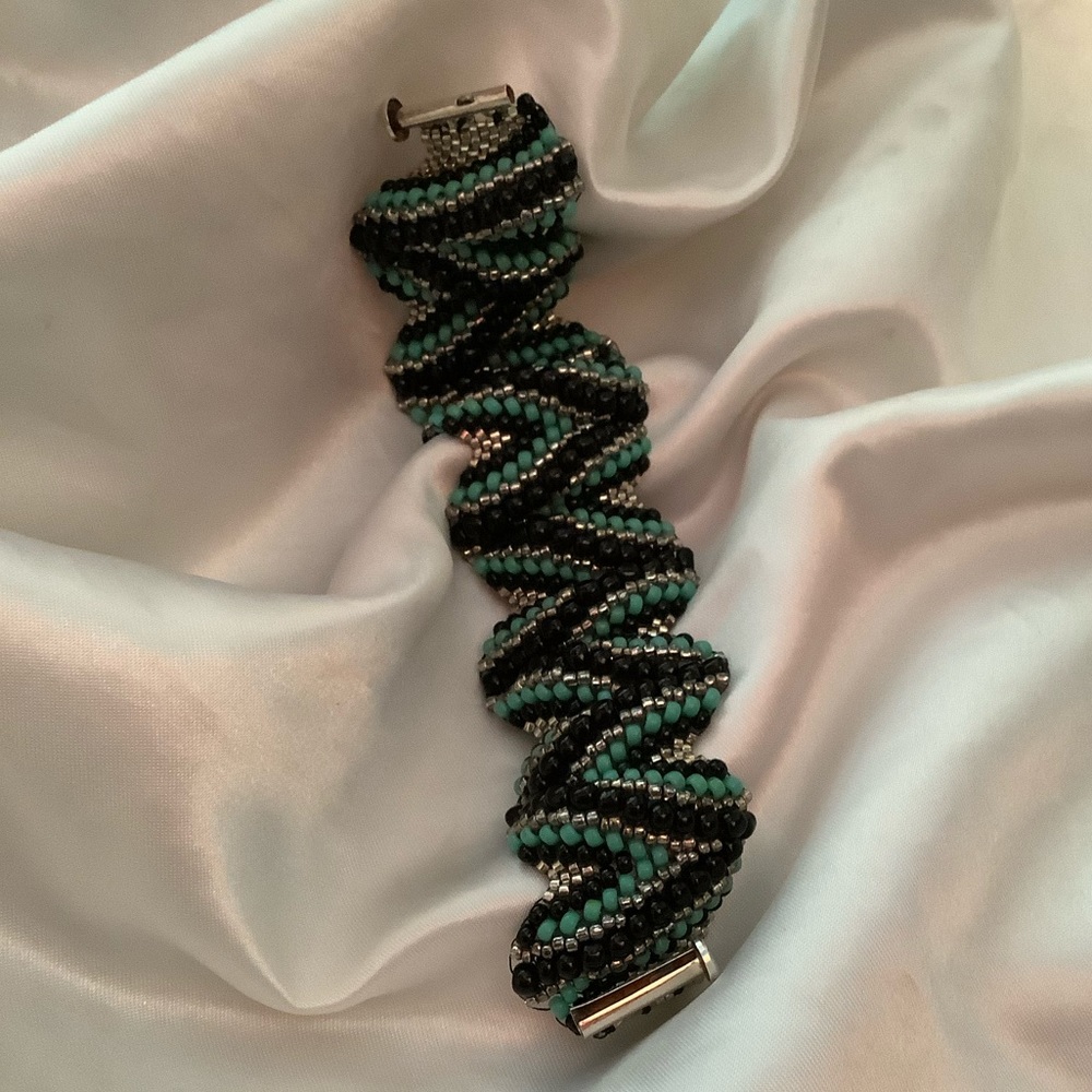 Turquoise Handmade Beaded Bracelet